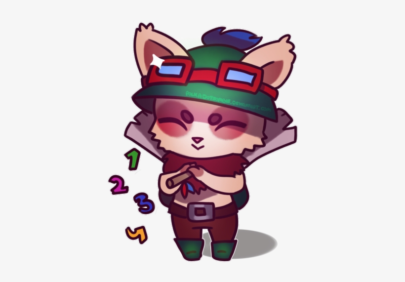 Teemo Cheeb To Sign Off The Day 3 I Should Draw Simple - Drawing, transparent png #1901173