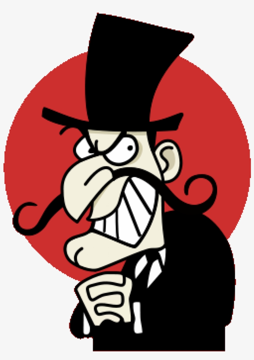 Evil Jr - Snidely Whiplash, transparent png #1901178