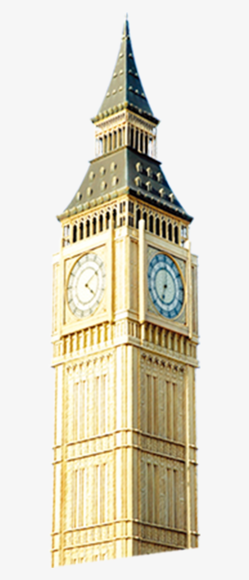 Big Ben Towering Transprent - Big Ben Tower Png, transparent png #1901347