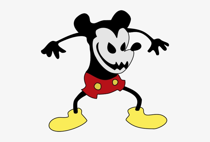 Evil Vector Mickey Mouse - Evil Mickey Mouse Png, transparent png #1901371