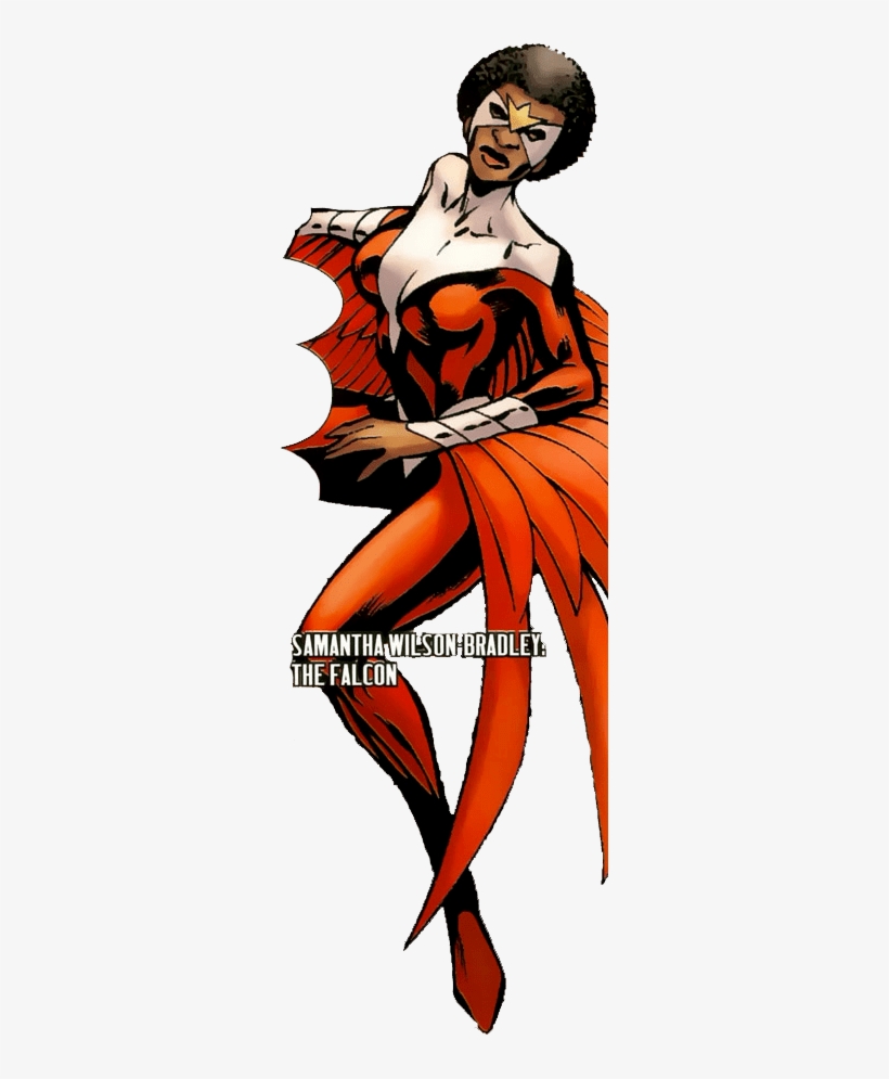 Falcon Marvel Woman, transparent png #1901544