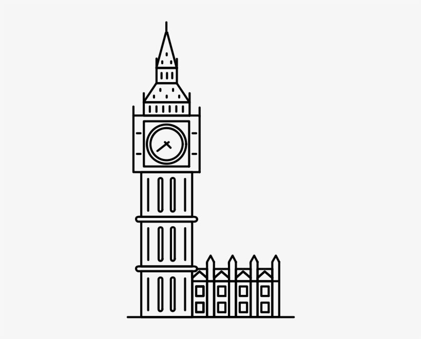 Relogio Big Ben Desenho, transparent png #1901545