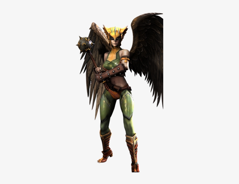 9kryu6l - Injustice Gods Among Us Hawkgirl, transparent png #1901663