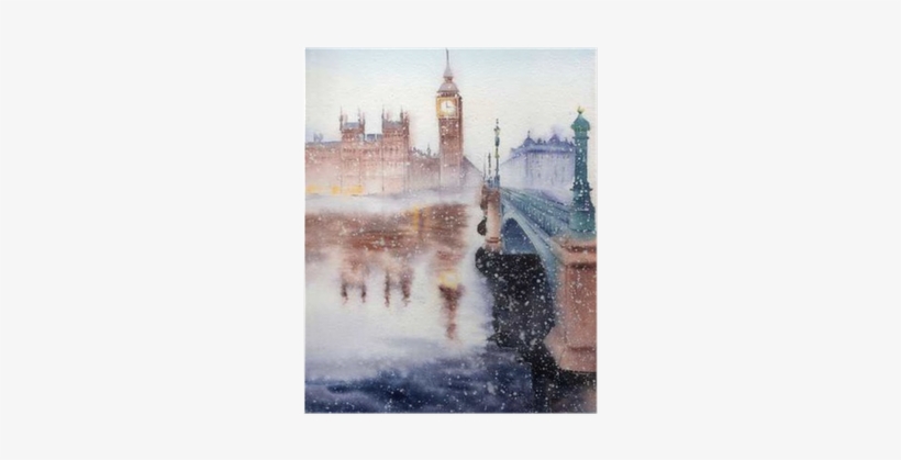 Handwork Watercolor Illustration - Big Ben, transparent png #1901803
