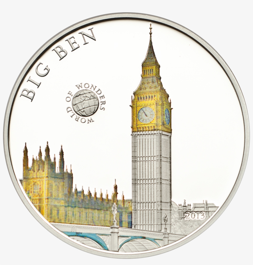 Big Ben - Silver, transparent png #1901844