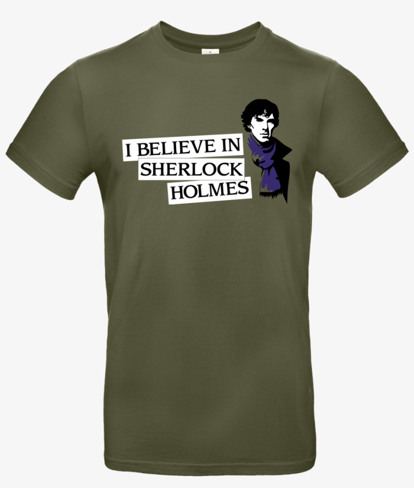 I Believe In Sherlock Holmes T-shirt B&c Exact, transparent png #1901850