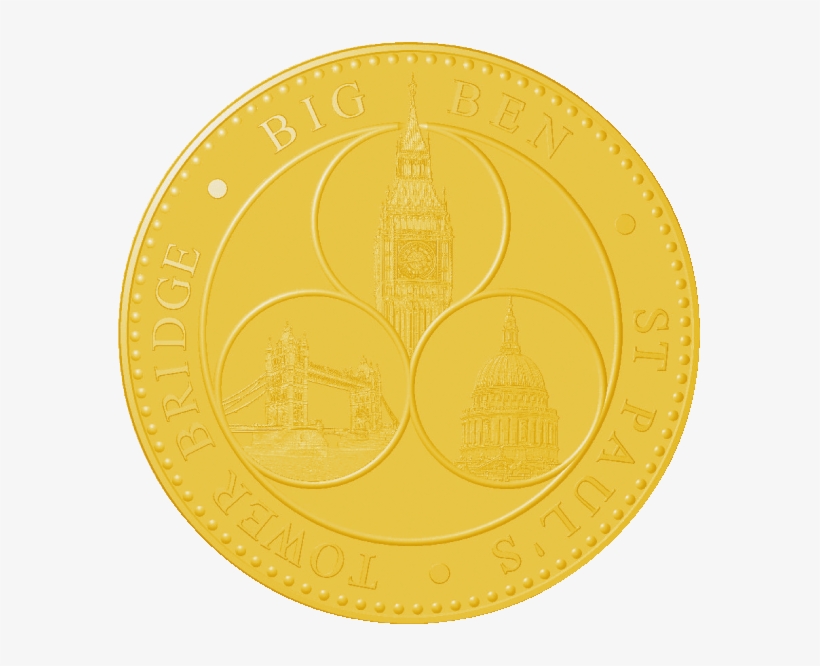 Big Ben Is The Nickname For The Great Bell Of The Clock - Coin, transparent png #1901866