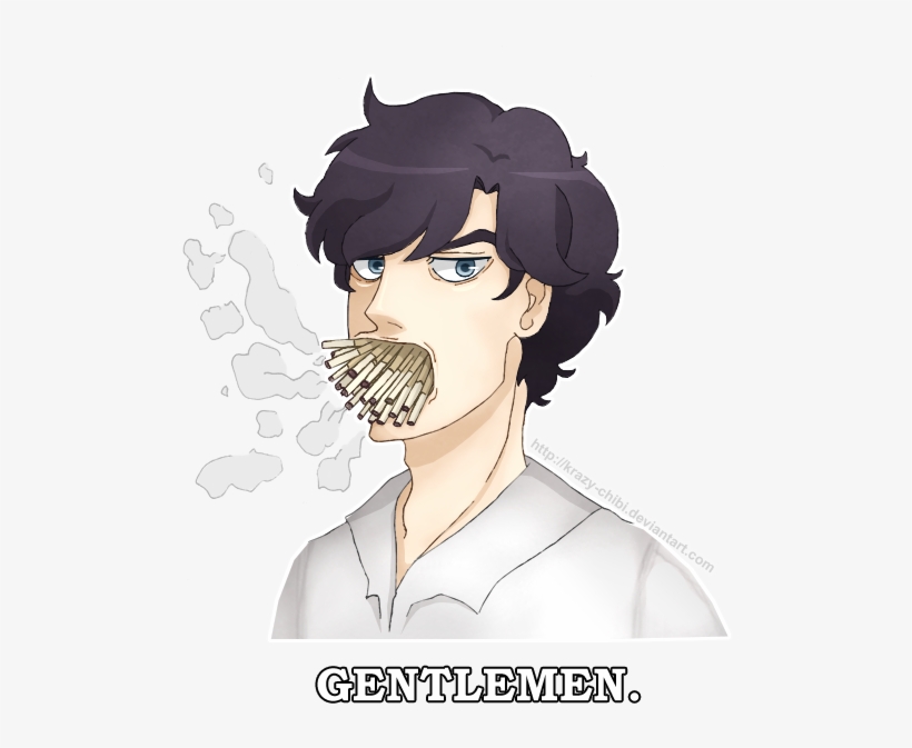 Sherlock Holmes Doctor Watson Face Facial Expression - Drawing, transparent png #1902082