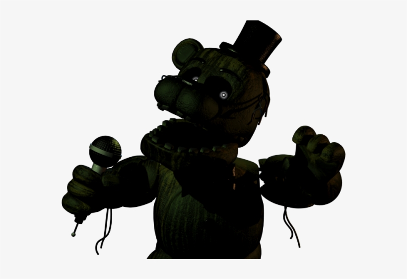 Drawn Top Hat Freddy's - Fnaf Ultimate Custom Night, transparent png #1902338