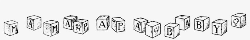 This Is An Adorable Digital Stamp Design Of Baby Blocks - Transparent Baby Blocks Border, transparent png #1902422