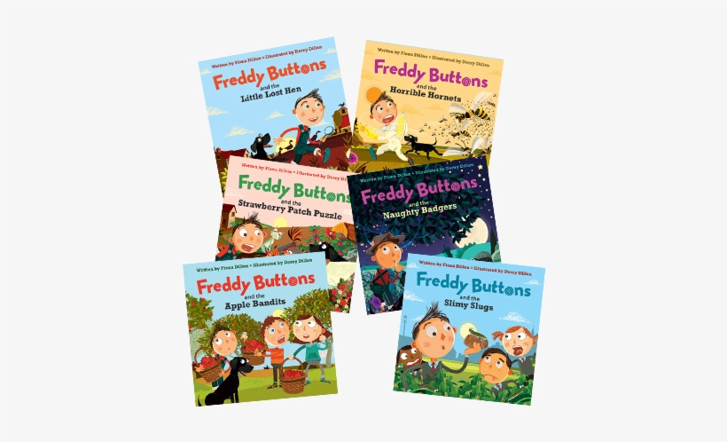 Freddy Buttons Childrens Books - Freddy Buttons And The Slimy Slugs, transparent png #1902497