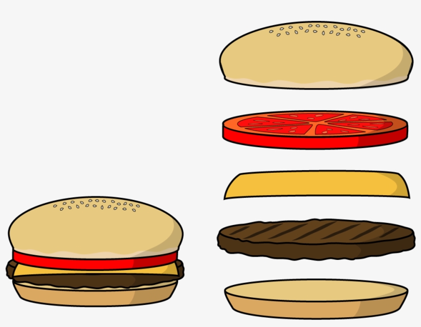 Tomato Clipart Long - Burger Patty Clipart, transparent png #1902498