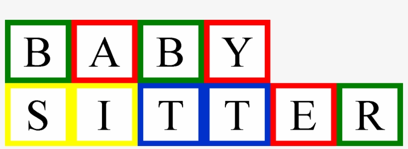 Babysitter Blocks - Roman Font, transparent png #1902599
