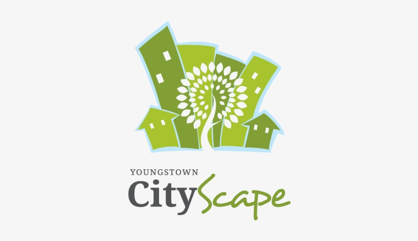 Cityscapelogo Tagline 01 - Youngstown Cityscape, transparent png #1902612