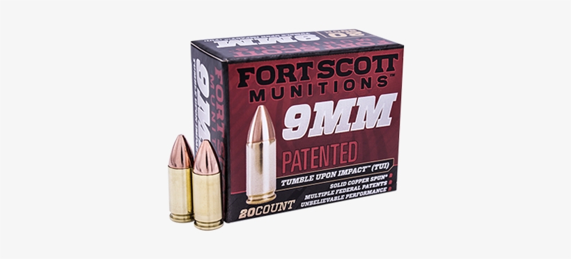 9mm Luger Tui™ - 45 Acp Solid Copper, transparent png #1902810