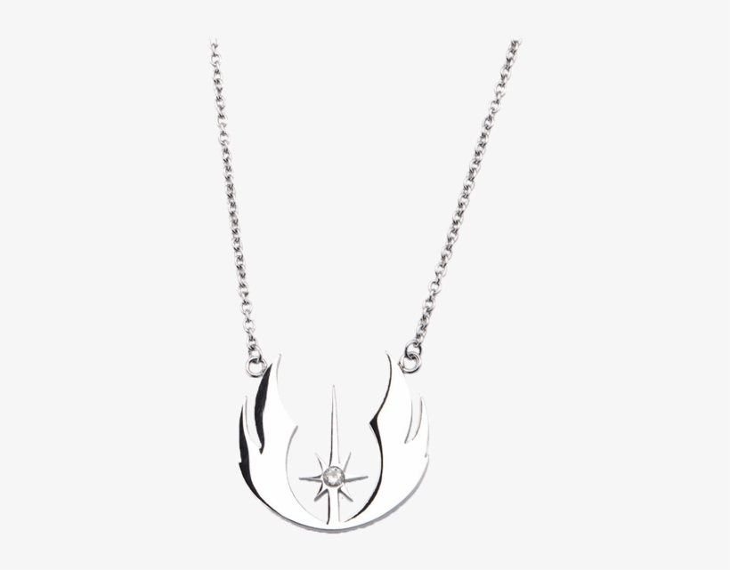 Jedi Order Stainless Steel Cubic Zirconia Rhinestone - Star Wars: Jedi Order Lightsider Pendant (ladies), transparent png #1902885