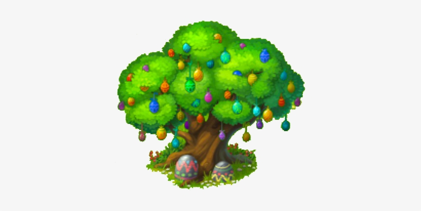 Easter Egg Tree - Easter Tree Png, transparent png #1903229