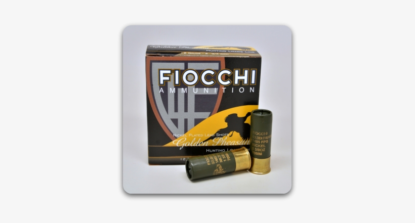 Fiocchi 12ga 2 3/4 Golden Pheasant 1 3/8oz Nickel Plated - Fiocchi Ammo 12hv1159 Lead 12 Gauge - 2.75, transparent png #1903407