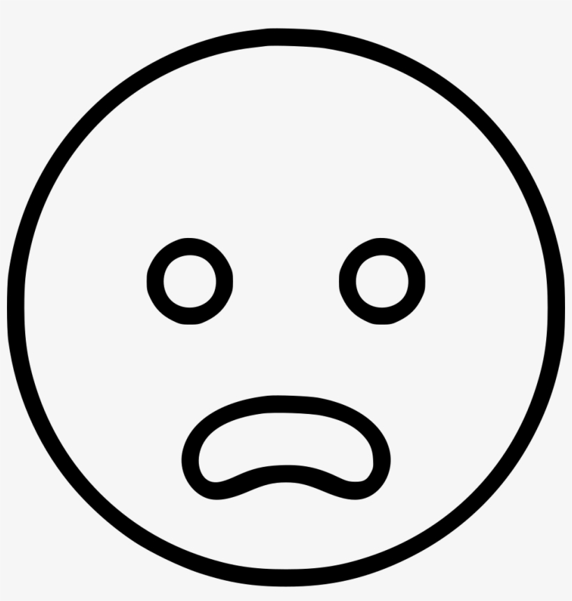 Frowning With Open Mouth - Emoticon, transparent png #1903455