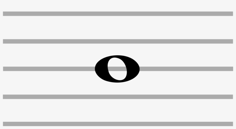 Open - Note Muzicale Nota Intreaga, transparent png #1903487