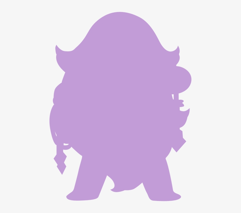 Amethyst, Purple, And Silhouette Image - Steven Universe Amethyst Silhouette, transparent png #1903934