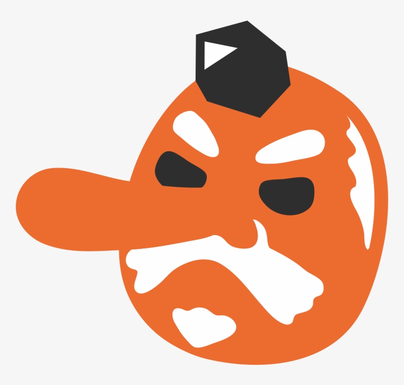 File - Emoji U1f47a - Svg - Japanese Goblin Emoji Meme, transparent png #1903958