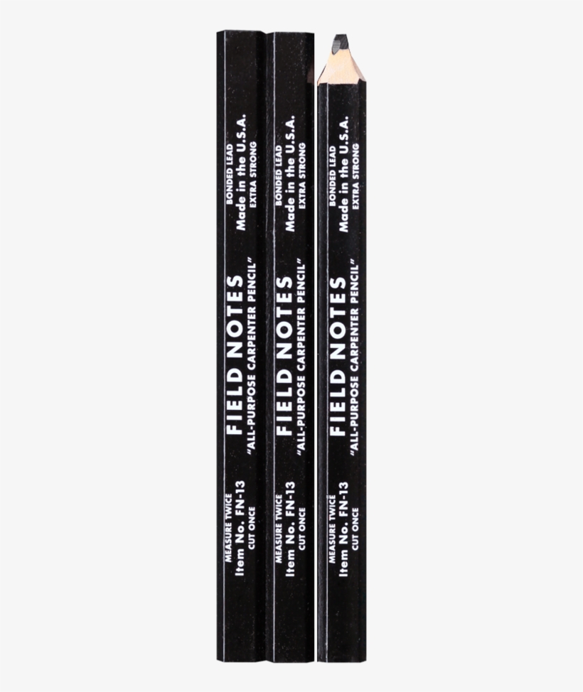 Field Notes Carpenter Pencils 3-pack, transparent png #1904262