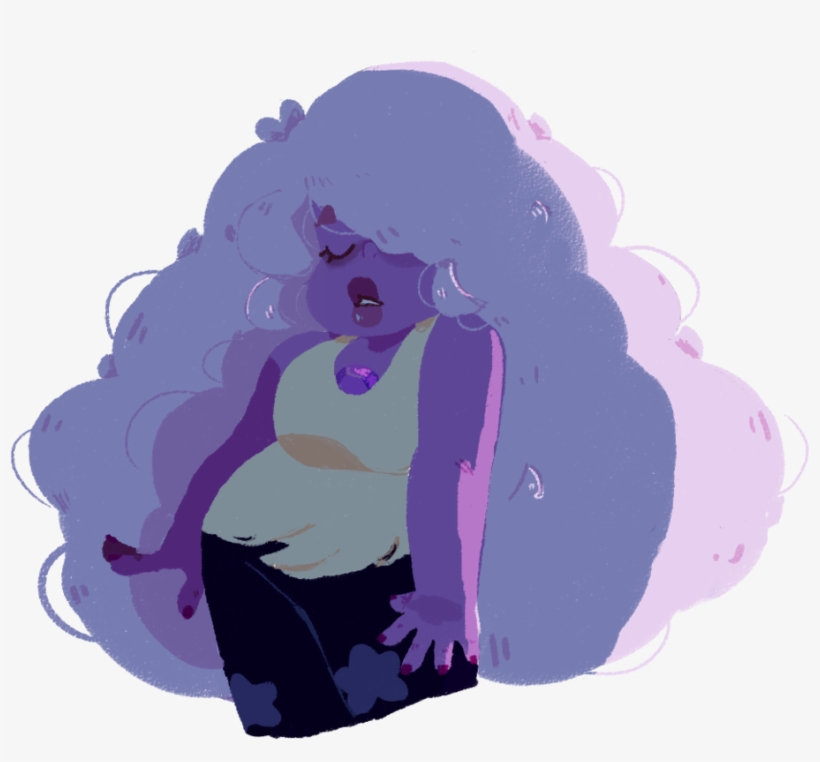 Amethyst Steven Universe Cristal Gem Su Purple - Amethyst, transparent png #1904305
