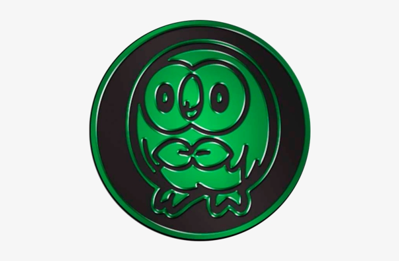 Sun & Moon Forest Shadow Decidueye Theme Deck - Rowlet Coin, transparent png #1904334
