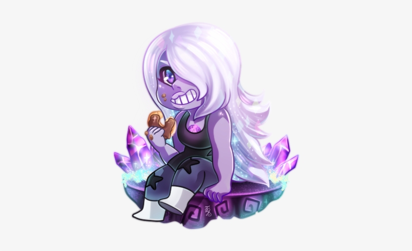A Lil Amethyst Pagedoll For Deviant-art Steven Universe - Amethyst, transparent png #1904655