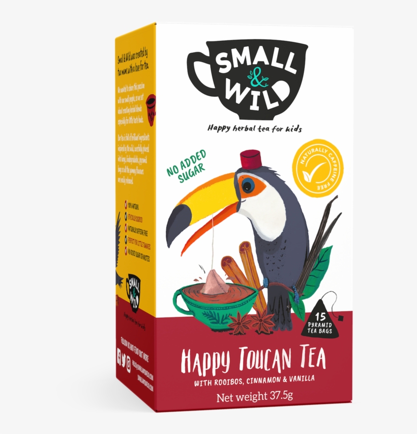 Happy Toucan Tea With Rooibos, Cinnamon & Vanilla, transparent png #1904717