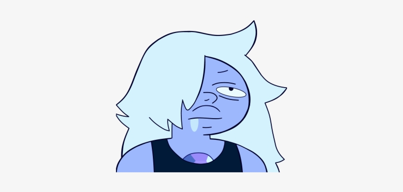 Amethyst Looks Awesome Emote - Steven Universe Amethyst Face, transparent png #1904718
