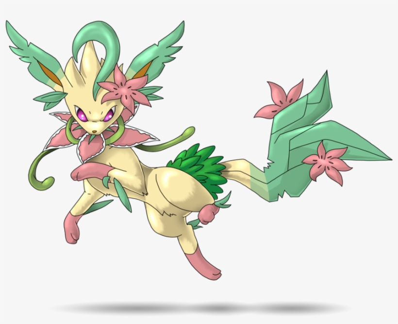 Mega Leafeon Contest Prize Tails19950 By Blackyspyro-d73e2cu - Mega Leafeon, transparent png #1904930