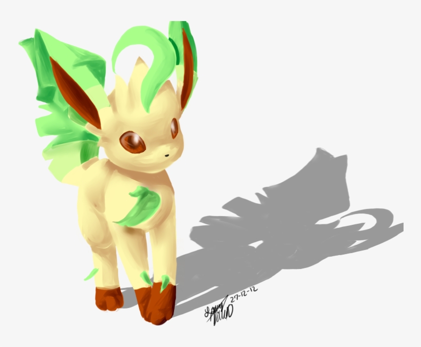 Pokemon Leafeon Eevee Freetoedit - Leafeon Pokemon 3d, transparent png #1904954