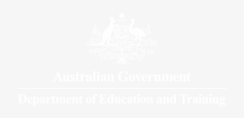 Department Of Education And Training Logo - Australian Government Logo White, transparent png #1905173
