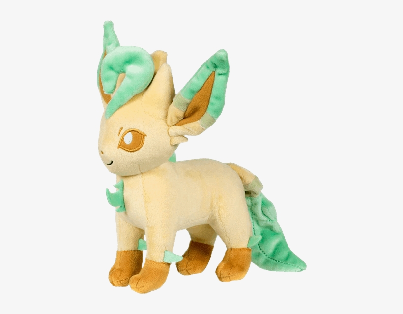 This Leafeon Plush Is Right At Home In Any Place With - Pokemon Leafeon Plush, transparent png #1905316