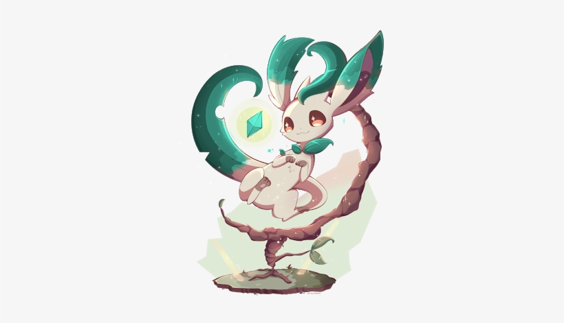 Leafeon Pokemon Eevee Freetoedit - Eevee, transparent png #1905362