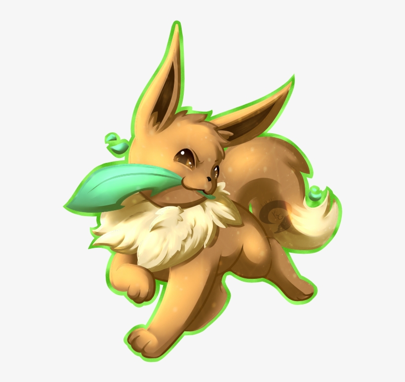 Leafeon By Kitsuguardian On Deviantart - Leafeon Eevee, transparent png #1905408
