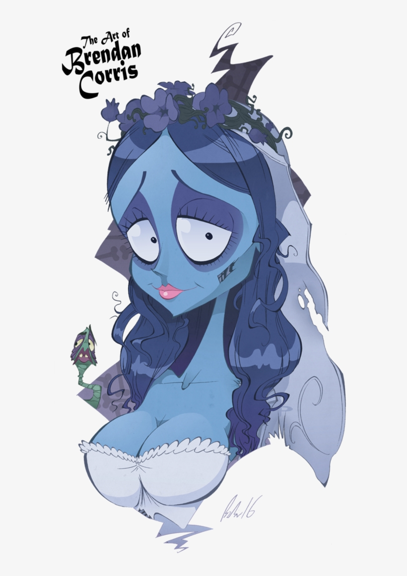 Wedding Drawing Corpse Bride - Emily The Corpse Bride Fan Art, transparent png #1905549
