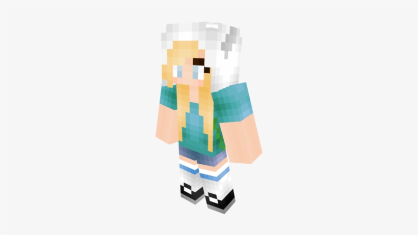Fiona, Skin, And Adventure Time Image - Minecraft Adventure Time Girl Skin, transparent png #1905669