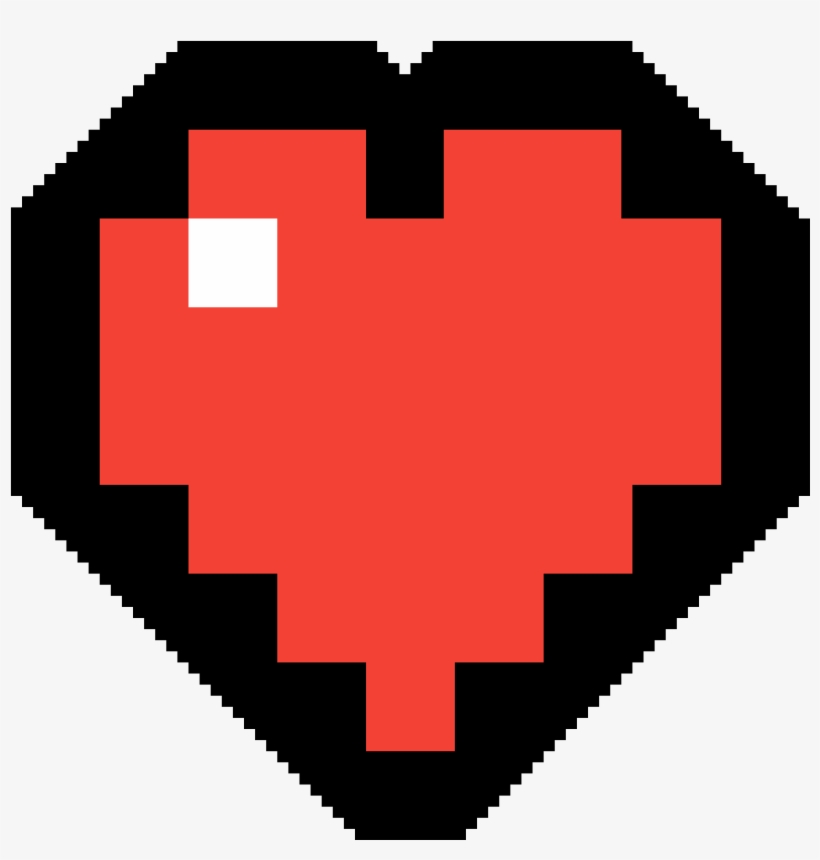 Minecraft Heart 2hp - Minecraft Heart Png, transparent png #1905702