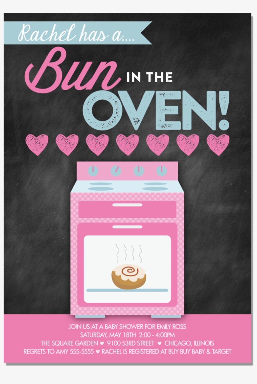 Bun In The Oven Chalkboard, transparent png #1906583