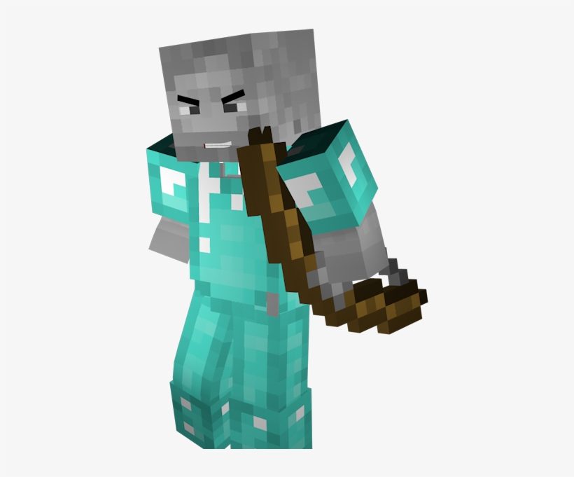 Brawl [adventure] - Minecraft Skeleton Render Png, transparent png #1906585
