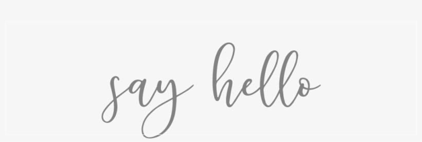 Say Hello - Portable Network Graphics, transparent png #1906697