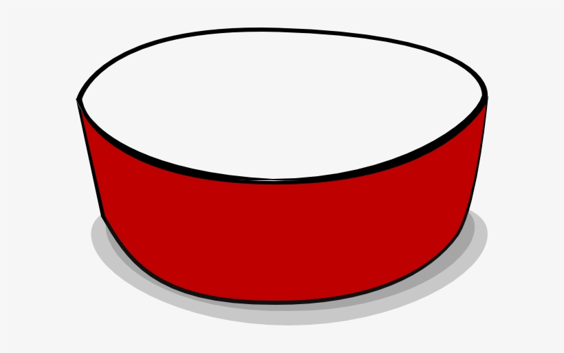 Png Transparent Crimson Red Empty Bowl Clip Art At - Empty Dog Bowl Clipart, transparent png #1906773