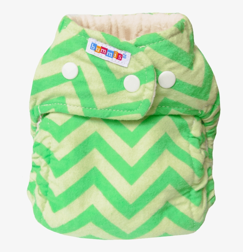 Bummis - Flannel Fitted Cloth Diaper - Forest Creatures, transparent png #1906835