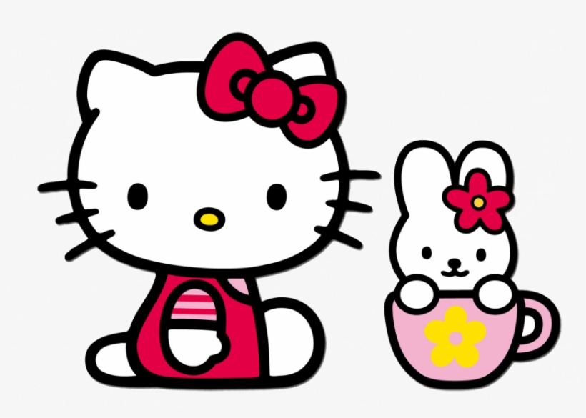 Hello Kitty And Bunny, transparent png #1906928