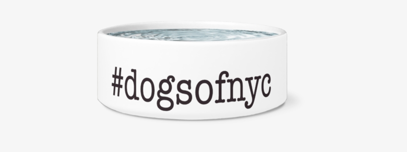 #dogsofnyc Dog Bowl, White - Hhe Commerce Paws And Bones Dog Bowl (7 Color Options!), transparent png #1907008