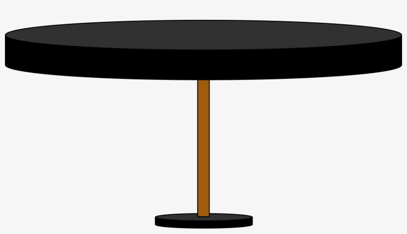 This Free Icons Png Design Of Black Round Table, transparent png #1907076