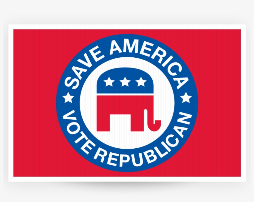 Save America Vote Republican - Emblem, transparent png #1907181